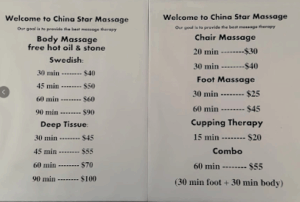 China Star Massage-Dubuque